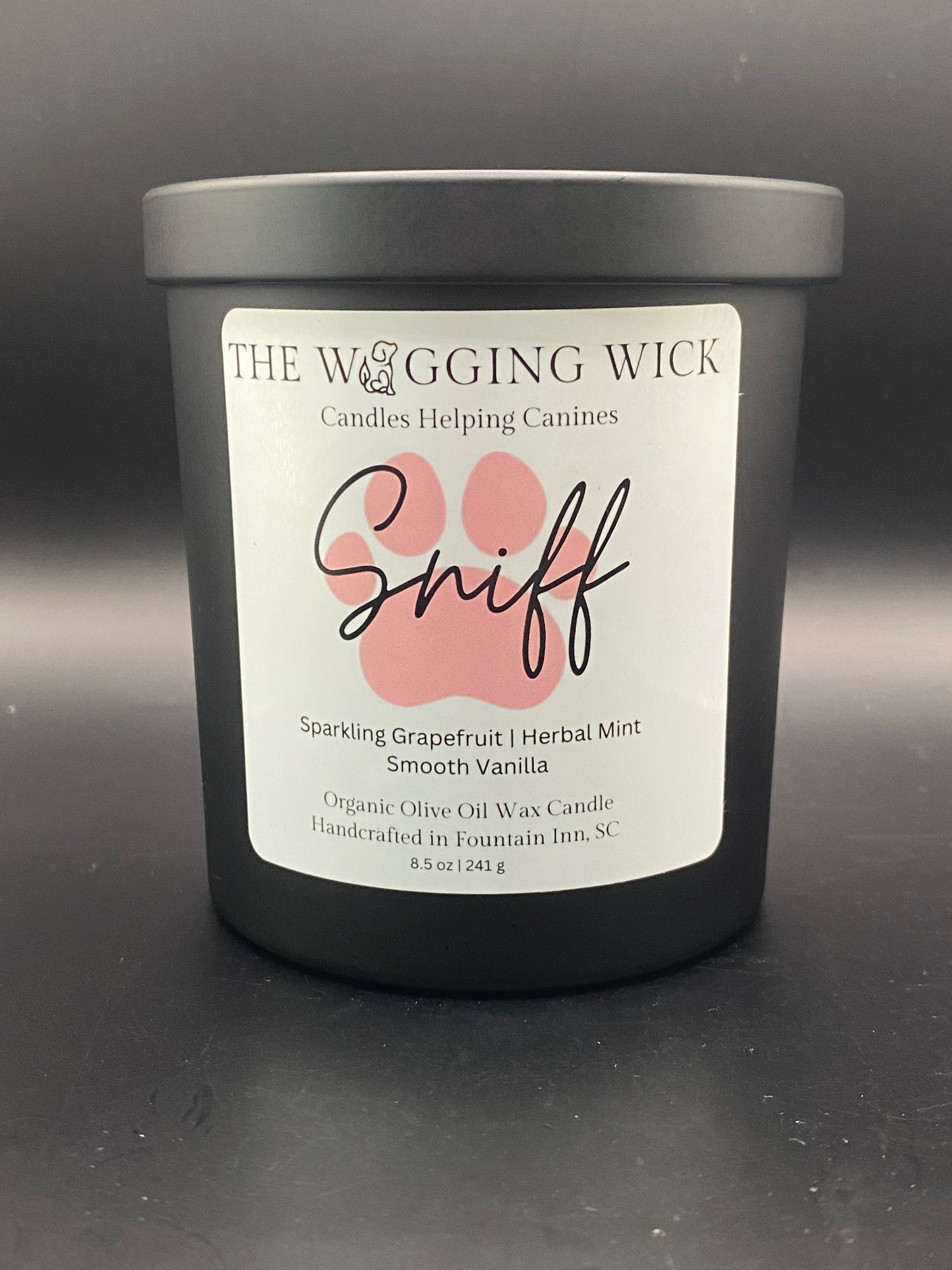 Sniff Organic Olive Oil Wax Candle - 8.5 oz
