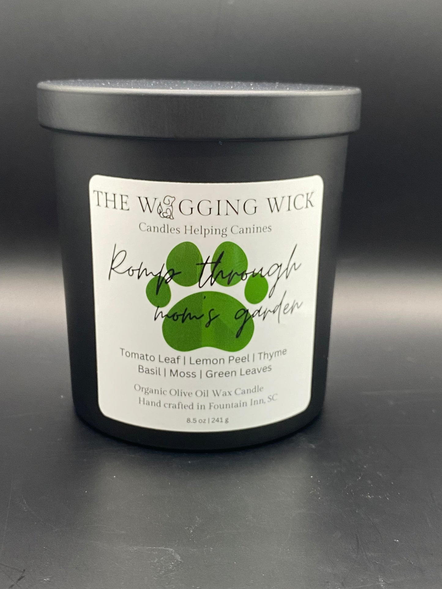 Romp Through Mom's Garden Organic Olive Oil Candle - 8.5 oz
