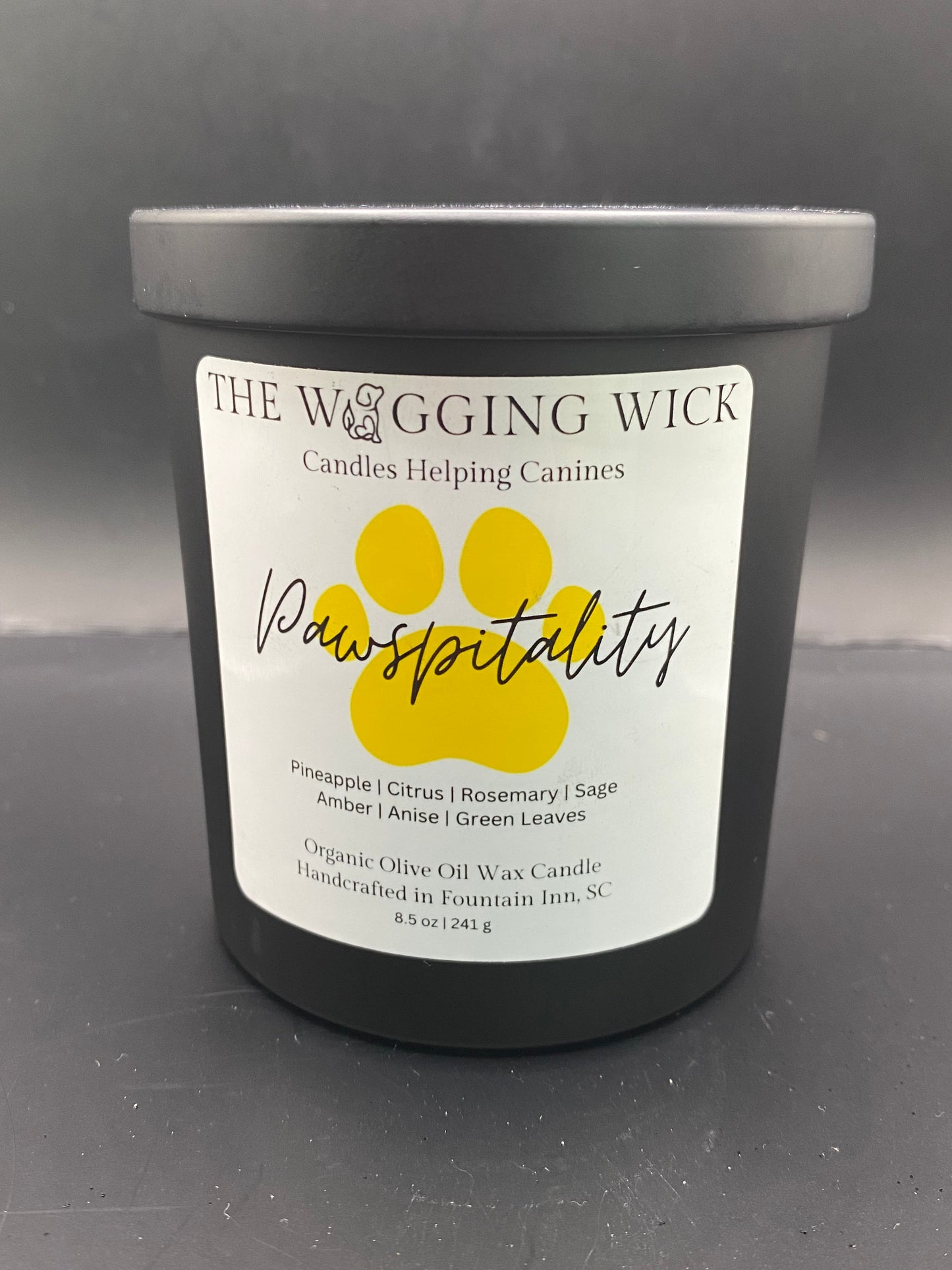 Pawsitivity Organic Olve Oil Scented Candle